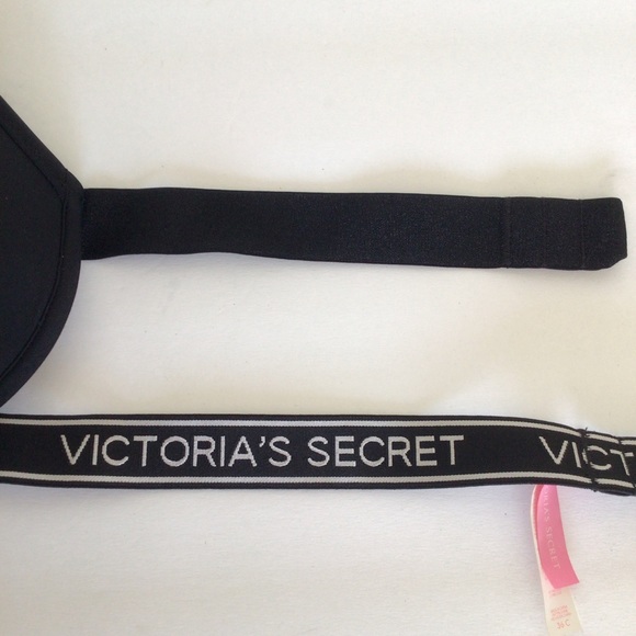 VICTORIAS SECRET FABULOUS PUSH UP LOGO BAND BIKINI TOP 36C - Picture 8 of 14